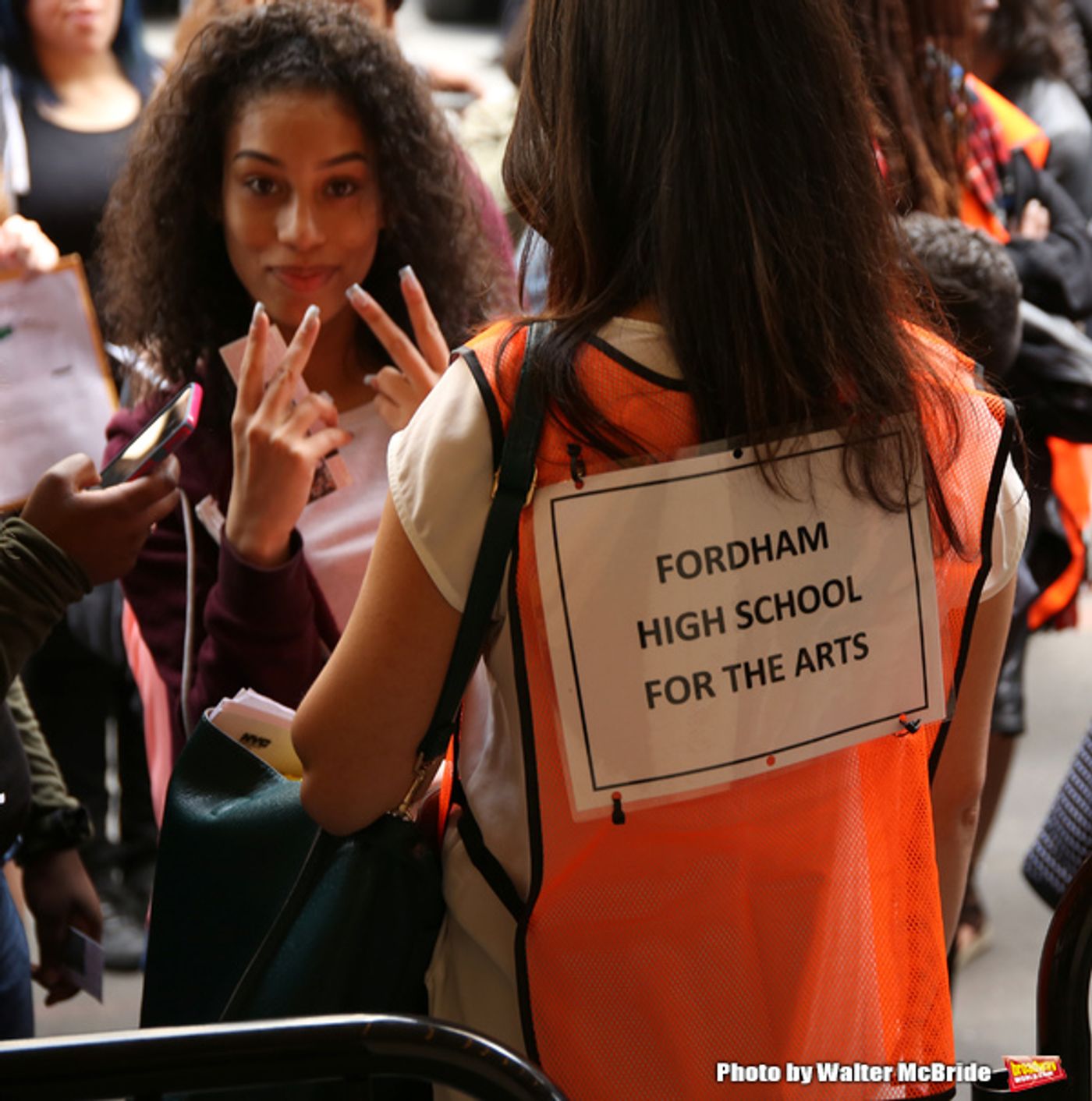 Photo Coverage: NYC High School Students Arrive for HAMILTON's Next #EduHam! Photo Coverage: NYC High School Students Arrive for HAMILTON's Next #EduHam! Image