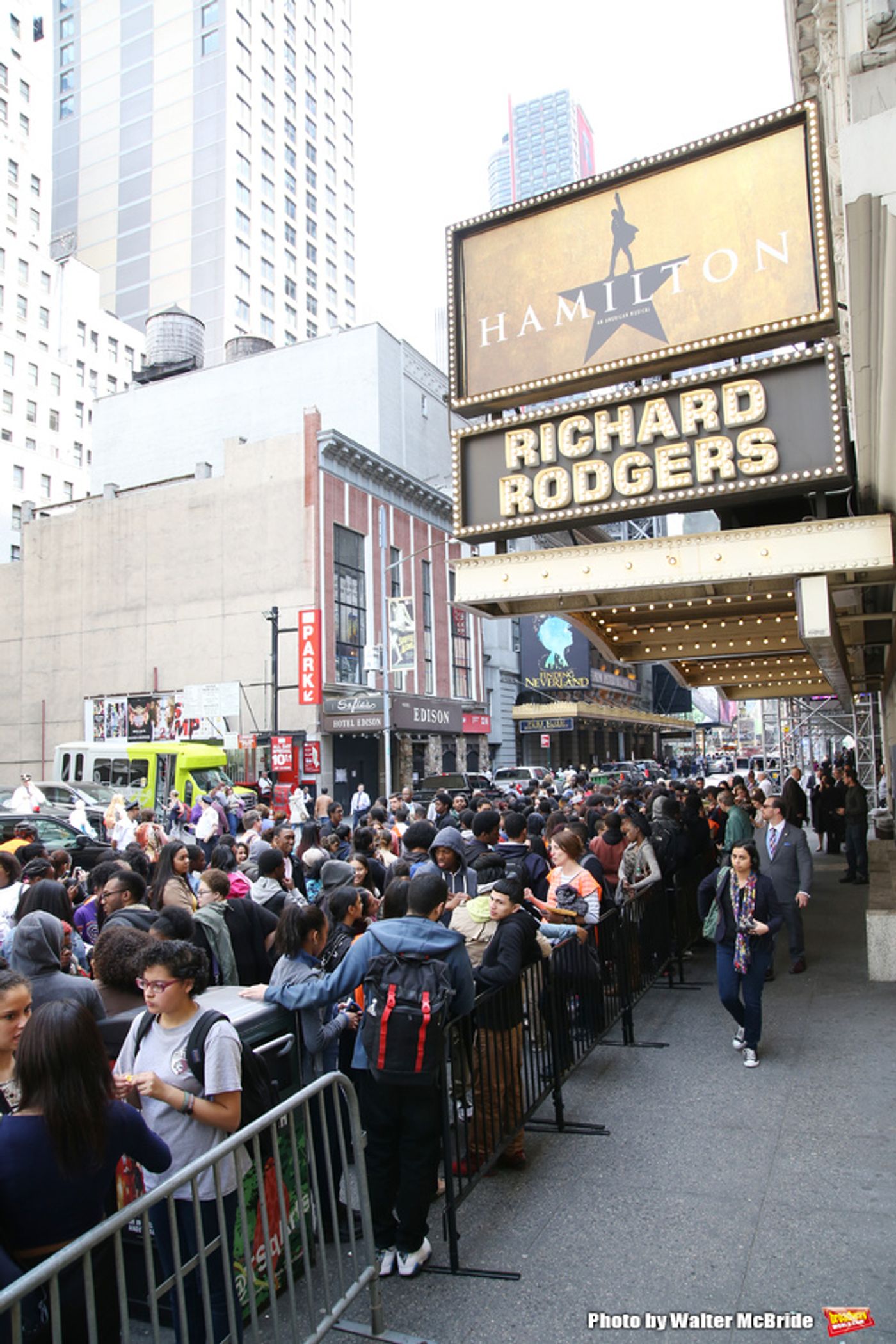 Photo Coverage: NYC High School Students Arrive for HAMILTON's Next #EduHam! Photo Coverage: NYC High School Students Arrive for HAMILTON's Next #EduHam! Image