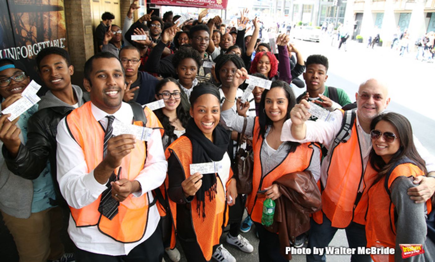 Photo Coverage: NYC High School Students Arrive for HAMILTON's Next #EduHam! Photo Coverage: NYC High School Students Arrive for HAMILTON's Next #EduHam! Image