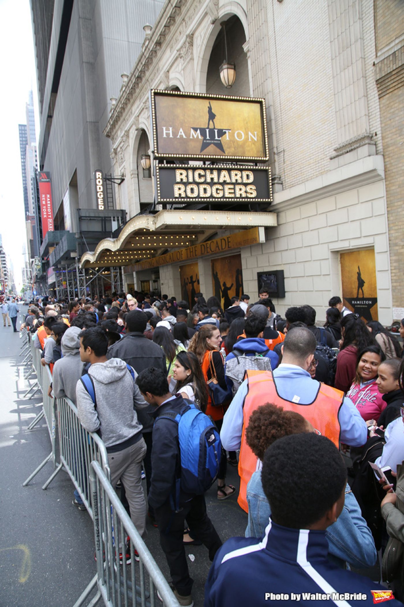 Photo Coverage: NYC High School Students Arrive for HAMILTON's Next #EduHam! Photo Coverage: NYC High School Students Arrive for HAMILTON's Next #EduHam! Image
