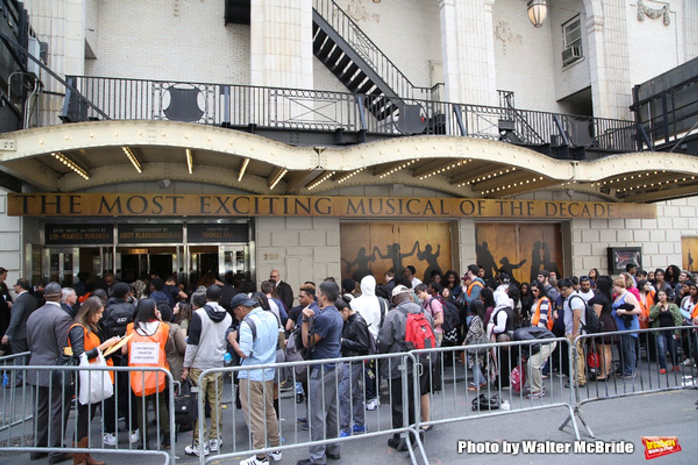 Photo Coverage: NYC High School Students Arrive for HAMILTON's Next #EduHam! Photo Coverage: NYC High School Students Arrive for HAMILTON's Next #EduHam! Image