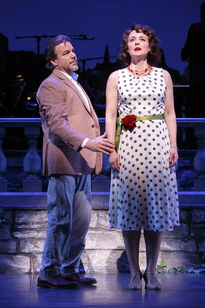 Melissa Errico and Richard Troxell @ BroadwayWorld Melissa Errico and Richard Troxell Photo