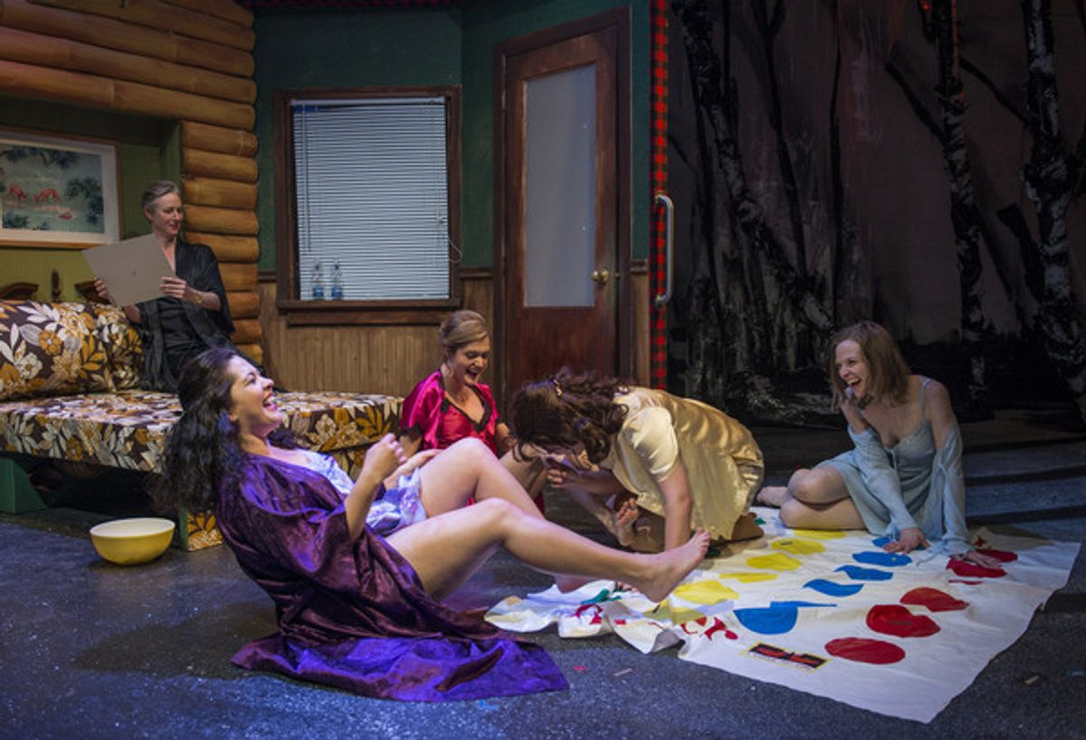 Kelli Simpkins, Sadieh Rifai, Meghan Reardon, Lauren Sivak and Erin Barlow at 