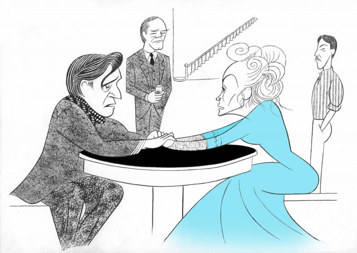 BWW Exclusive: Ken Fallin Draws the Stage - The Cast of LONG DAY'S JOURNEY INTO NIGHT Image