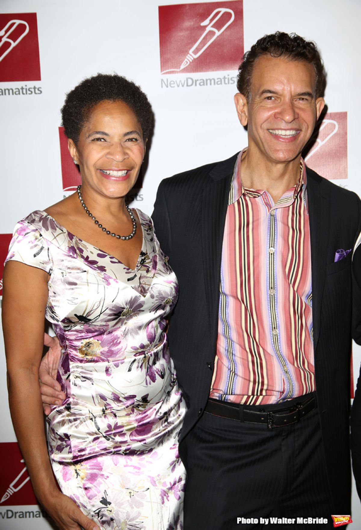 Allyson Tucker and Brian Stokes Mitchell  at 
