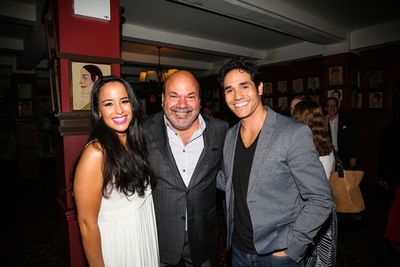 Courtney Reed, Casey Nicholaw, Adam Jacobs Photo