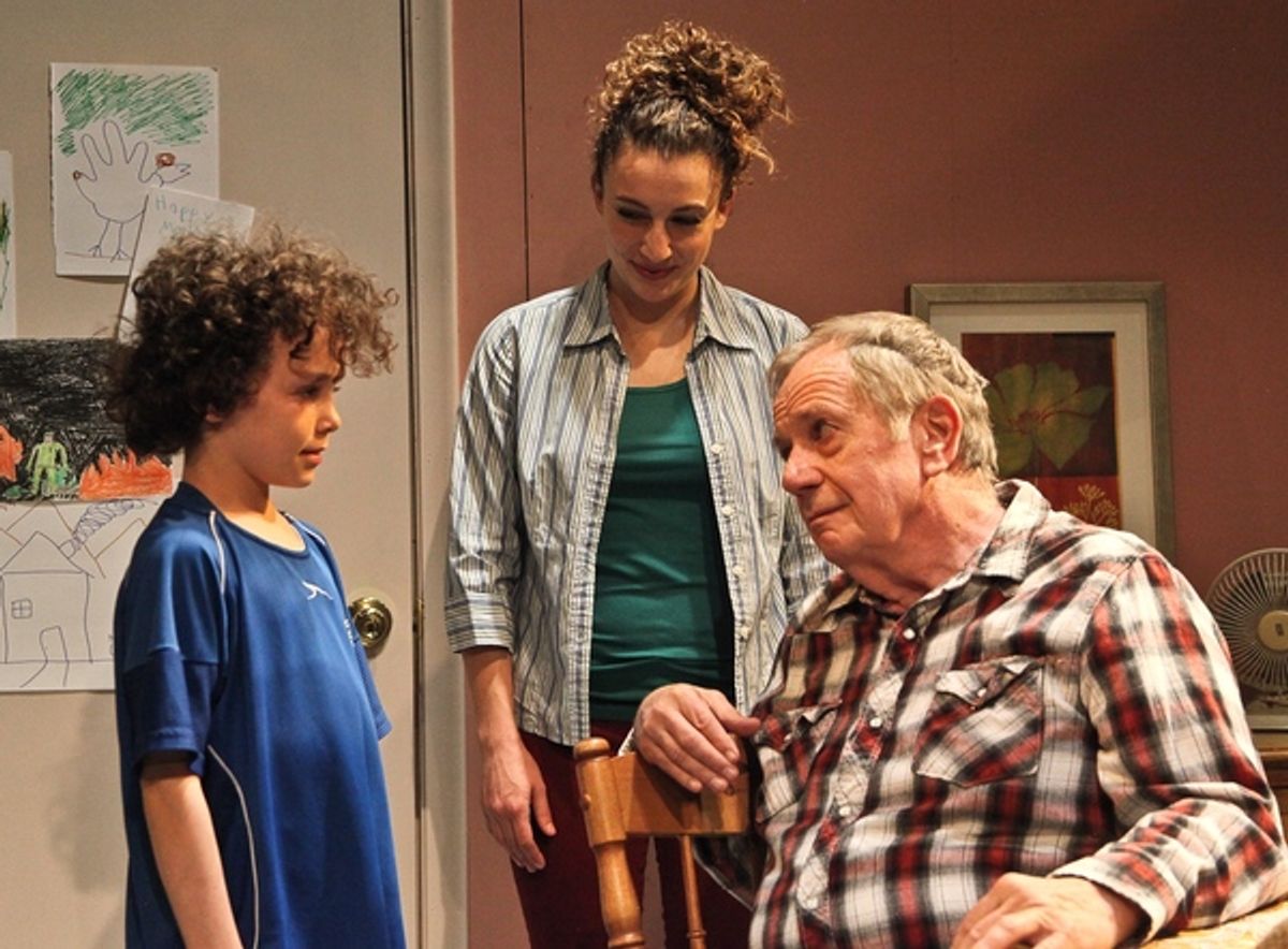 Elliot Decker, Hillary Schwartz and Sam Anderson at 