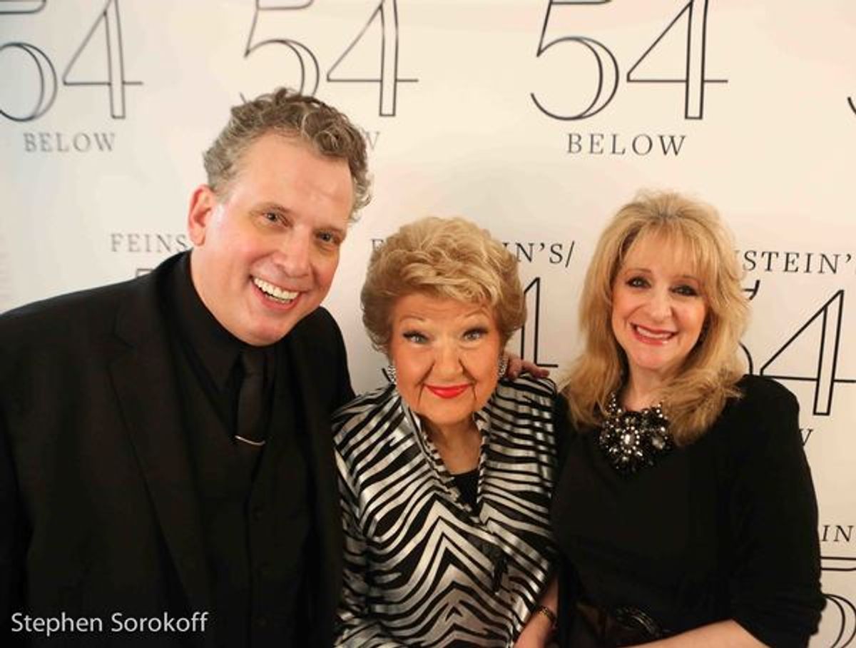 Billy Stritch, Marilyn Maye, Julie Budd at 