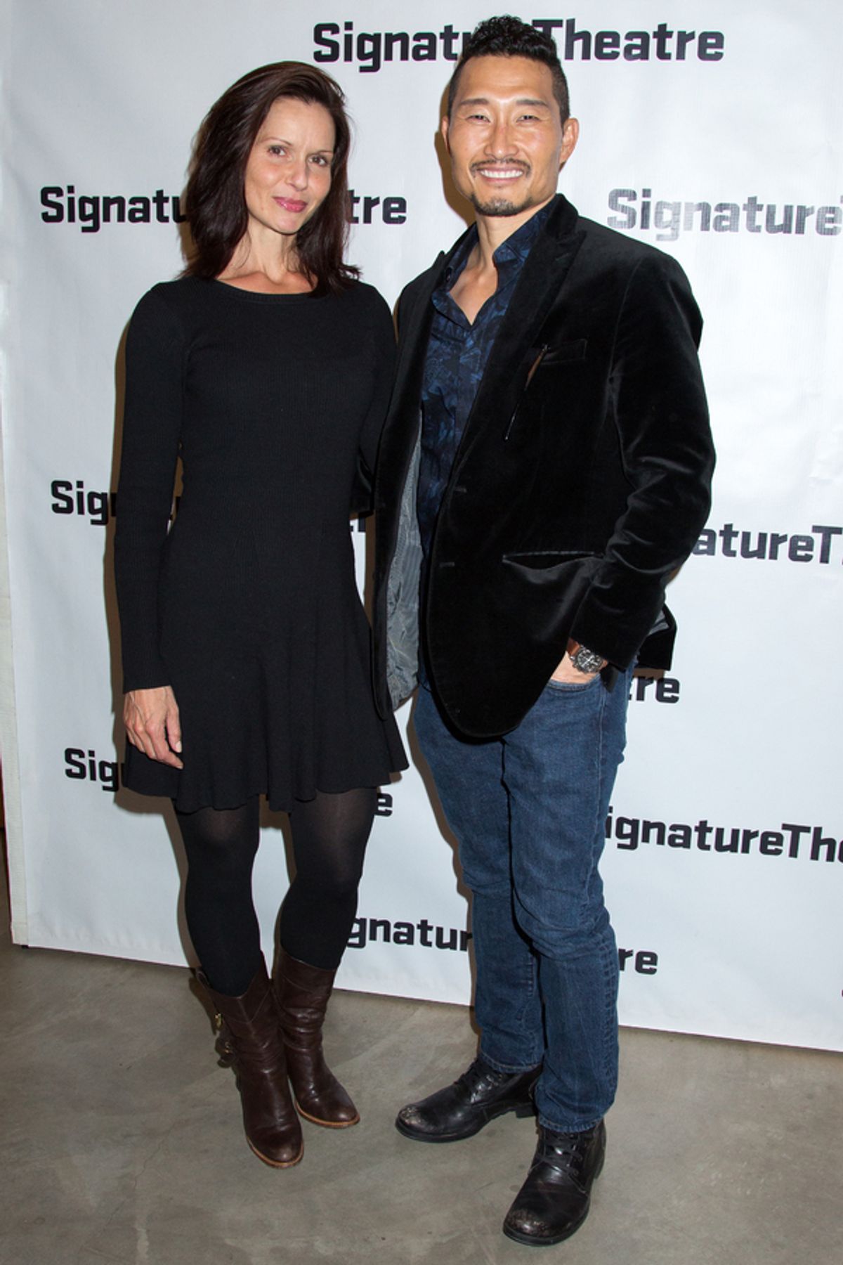 Florencia Lozano, Daniel Dae Kim at 
