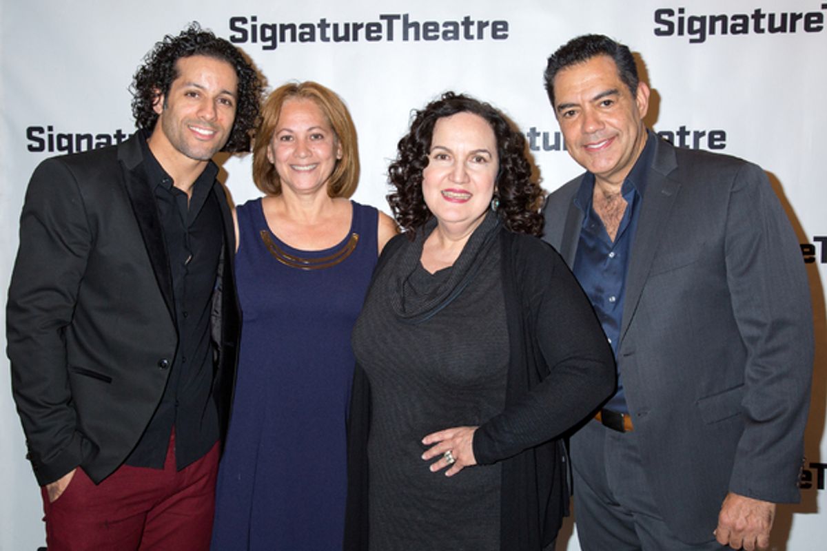 Luis Salgado, Olga Merediz, Carlos Gomez at 