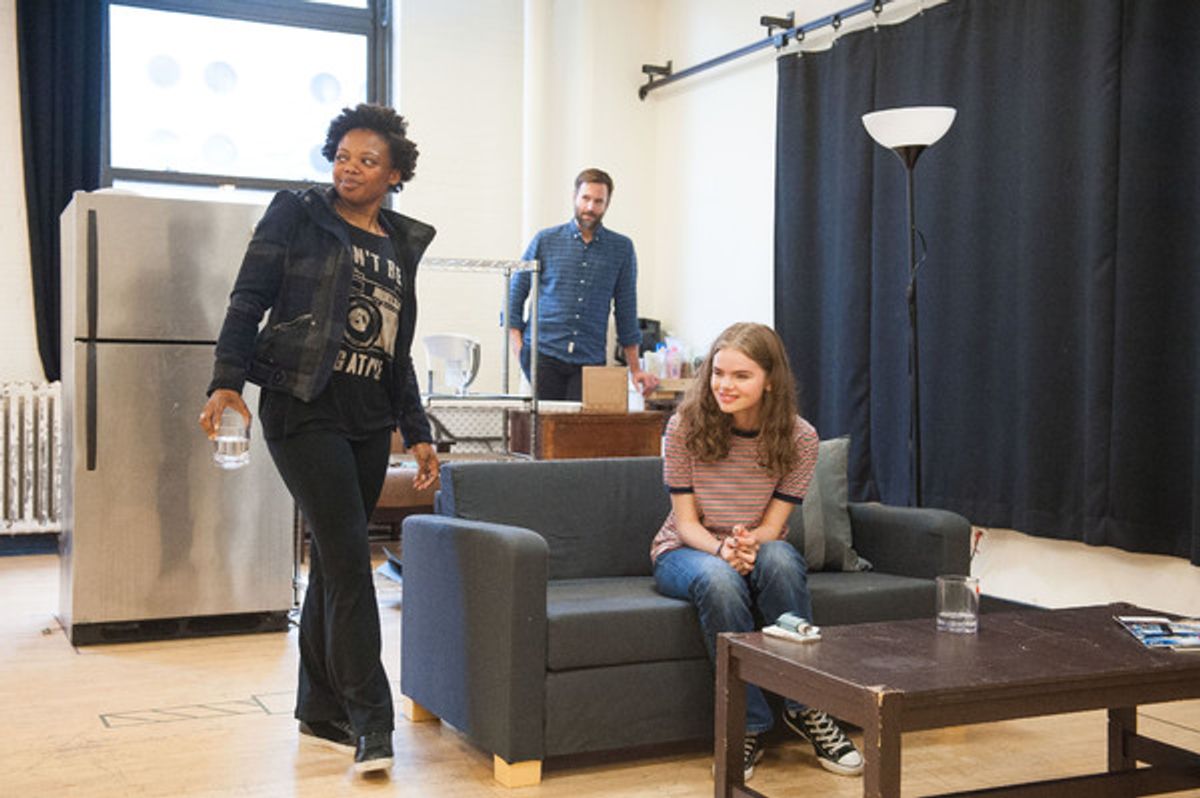 Susan Heyward, Connor Barrett, Katherine Reis at 