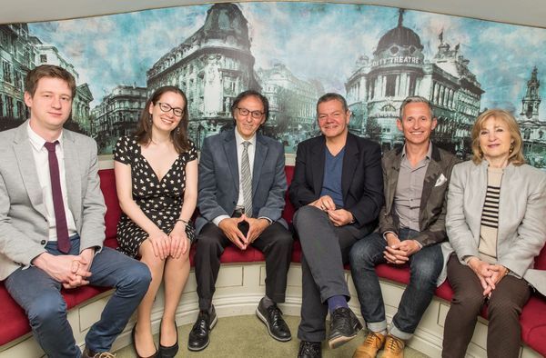 Paul Hurt, Lotte Wakeham, Don Black OBE, Anthony Drewe and George Stiles Photo