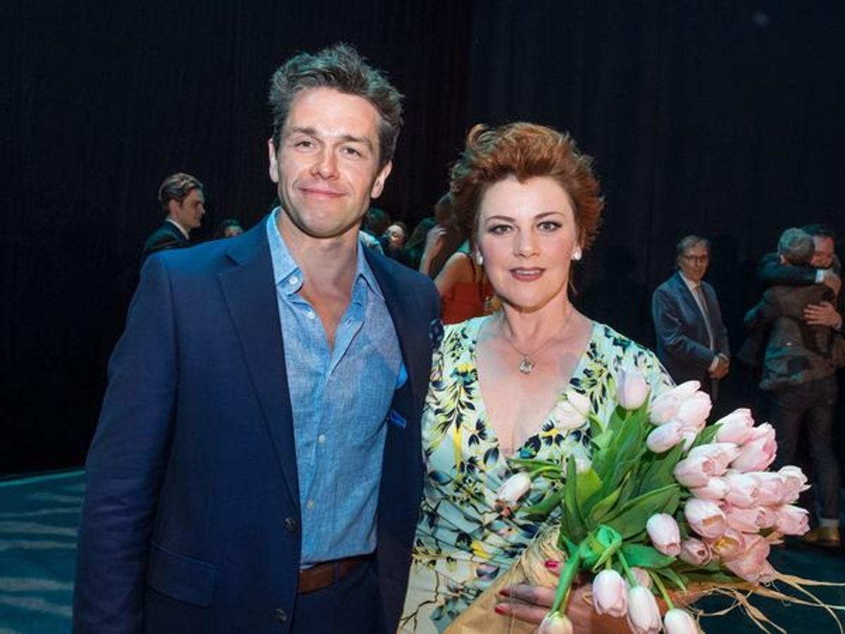 Julian Ovenden and Sophie-Louise Dann at 