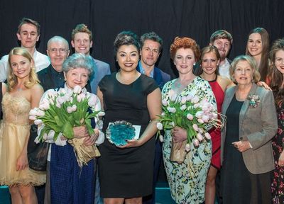 Edward Seckerson, Julian Ovendon and Anne Reid, Julia McKenzie, Courtney Bowman and S Photo