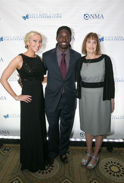 Deion Branch, Lynn Bozof and guest Photo
