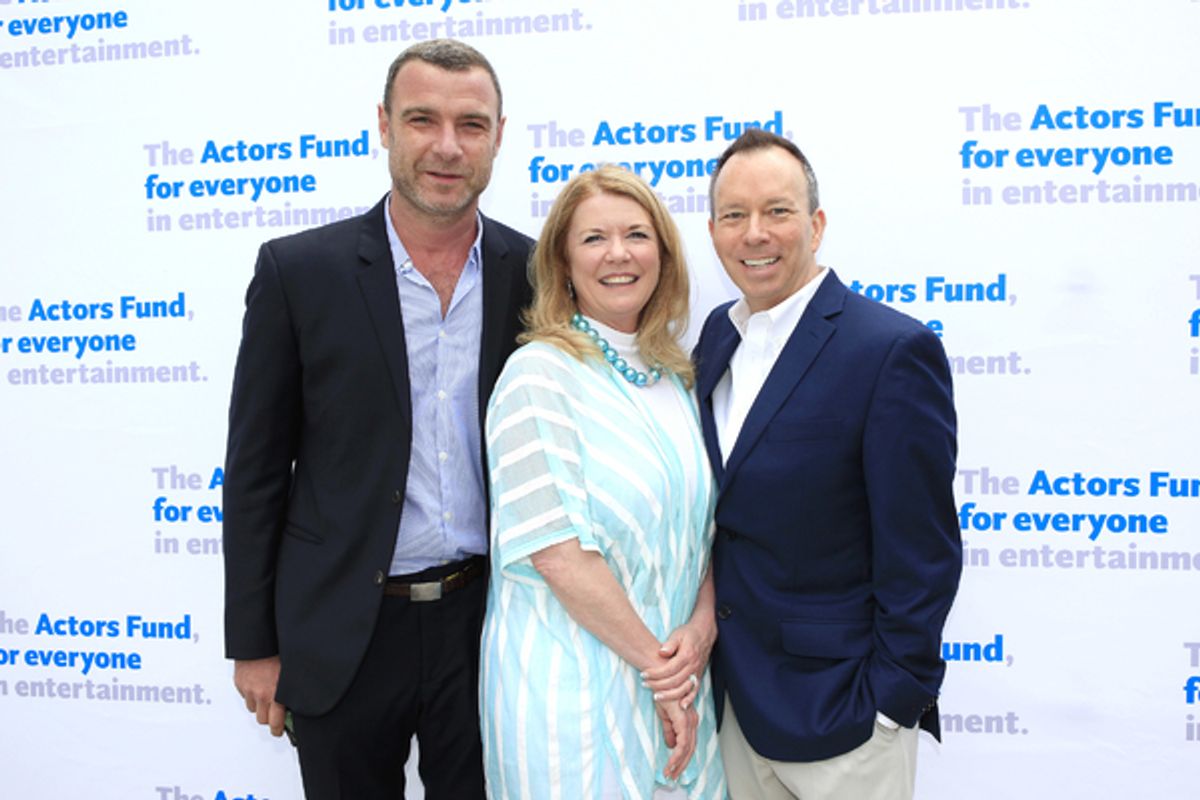 Liev Schreiber, Meg Thomas and David Rambo at 