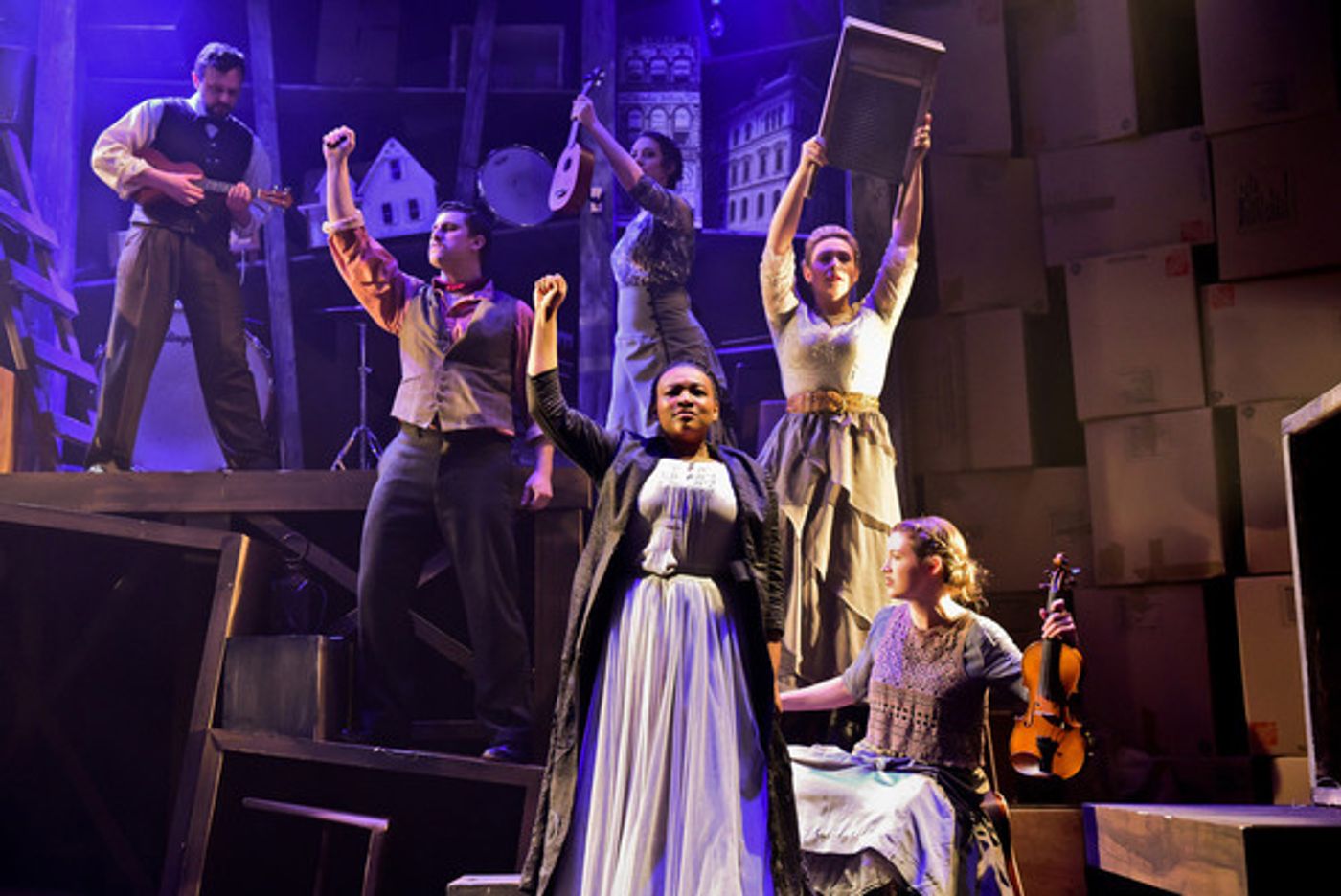 Photo Flash: First Look at Underscore Theatre's HAYMARKET: THE ANARCHIST'S SONGBOOK World Premiere  Image