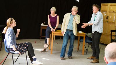 Joe Prowan, Sarah Alexander and Jane Wymark Photo