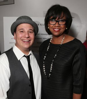 Jared Gertner and Cheryl Boone Isaacs @ BroadwayWorld Jared Gertner and Cheryl Boone Isaacs Photo