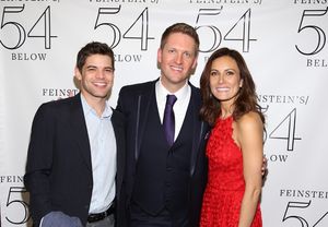 Jeremy Jordan, Steve Schonberg and Laura Benanti  Photo