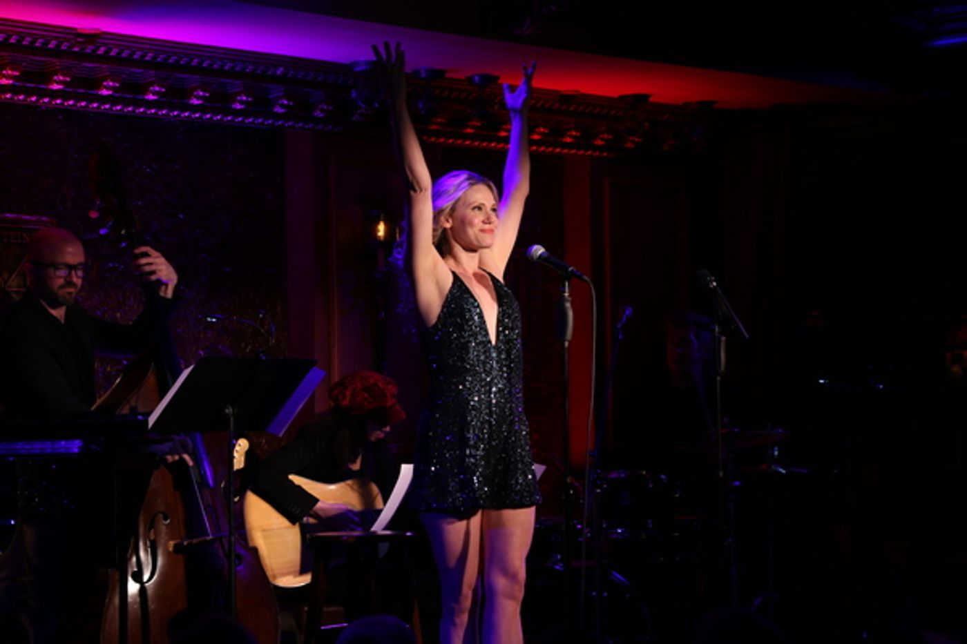 Photo Coverage: Melissa Benoist, Jeremy Jordan, and More Celebrate Laura Benanti with WE LOVE HER at Feinstein's/54 Below  Image