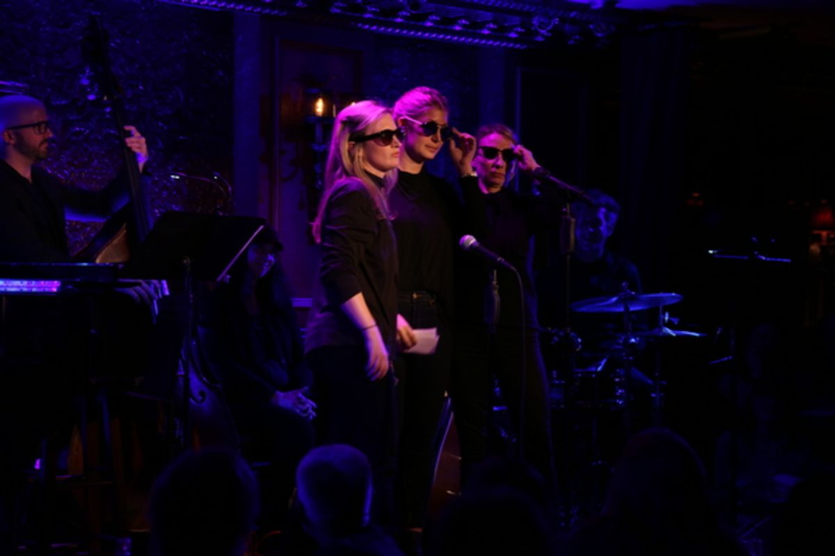 Kelly Hutchinson, Sarah Saltzberg and Chelsea Nachman at 