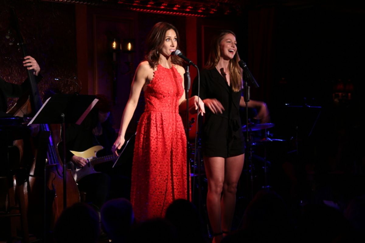 Laura Benanti and Melissa Benoist at 