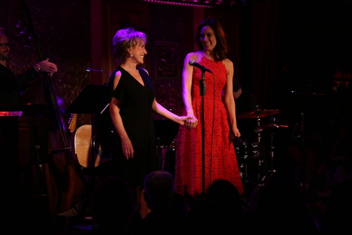Linda Benanti and Laura Benanti  at 