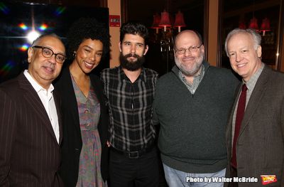 George C. Wolfe, Sophie Okonedo, Ben Whishaw, Scott Rudin and Reed Birney  Photo