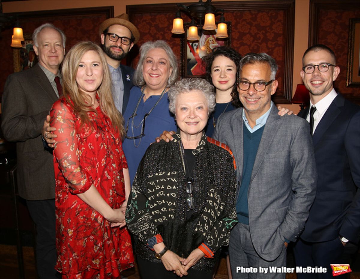 Reed Birney, Cassie Beck, Arian Moayed, Jayne Houdyshell, Lauren Klein, Sarah Steele, Joe Mantello and Stephen Karam  at 