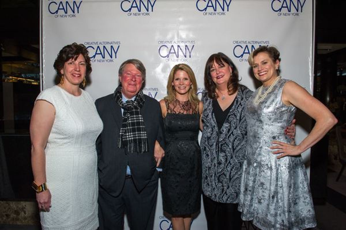 Alissa Desmarais, Andre Bishop, Kelli O'Hara, Ann Hampton Callaway and Cady Huffman at 
