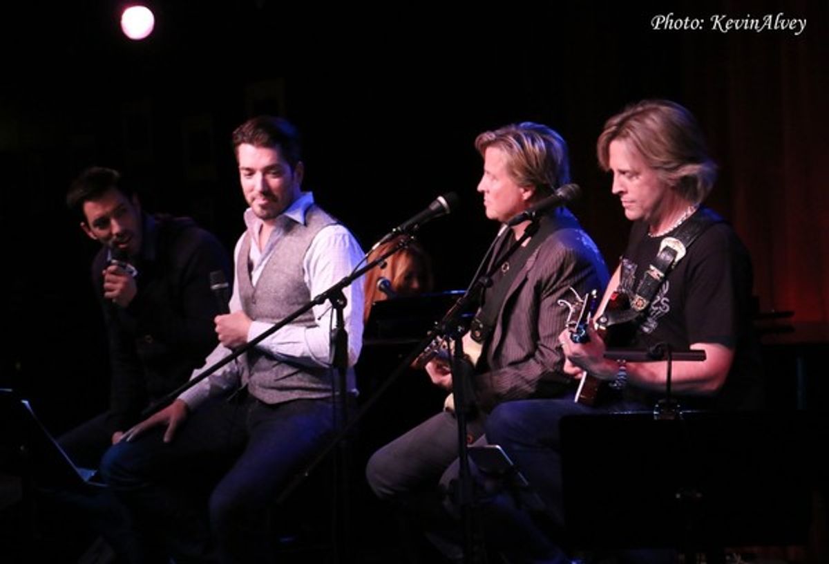 Drew Scott, Jonathan Scott, Matthew Nelson and Gunnar Nelson at 
