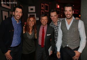 Drew Scott, Victoria Shaw, Jim Caruso, Erich Bergen and Jonathan Scott @ BroadwayWorld Drew Scott, Victoria Shaw, Jim Caruso, Erich Bergen and Jonathan Scott Photo