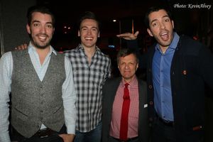 Jonathan Scott, Erich Bergen, Jim Caruso and Drew Scott @ BroadwayWorld Jonathan Scott, Erich Bergen, Jim Caruso and Drew Scott Photo