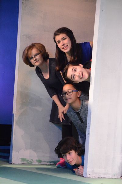 Milly Shapiro, Mavis Simpson-Ernst, Joshua Colley, Gregory Diaz and Aidan Gemme Photo
