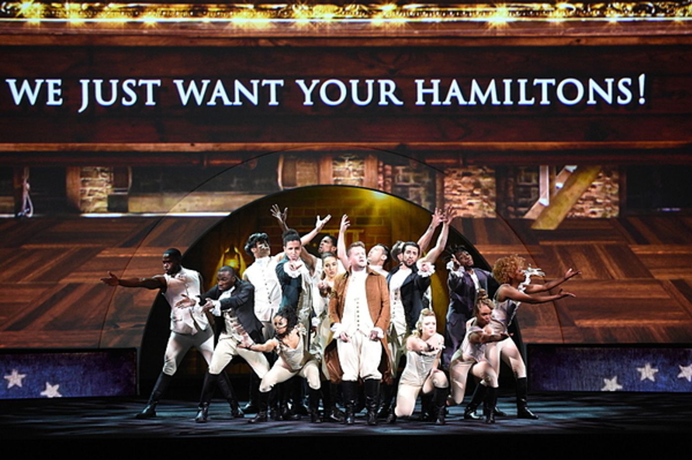 Photo Flash: James Corden Presents HAMILTON Parody at CBS Upfront  Image