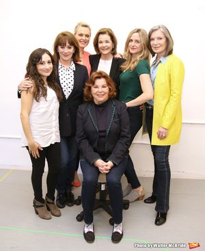 Director Marsha Mason with cast Lucy DeVito, Patricia Richardson, Elaine Hendrix, Jessica Walter, Clea Alsip and Susan Sullivan @ BroadwayWorld Director Marsha Mason with cast Lucy DeVito, Patricia Richardson, Elaine Hendrix, Jes Photo