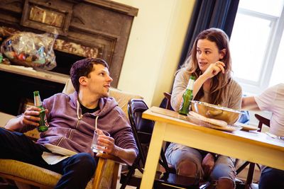Katie Brayben, Jesse Eisenberg Photo