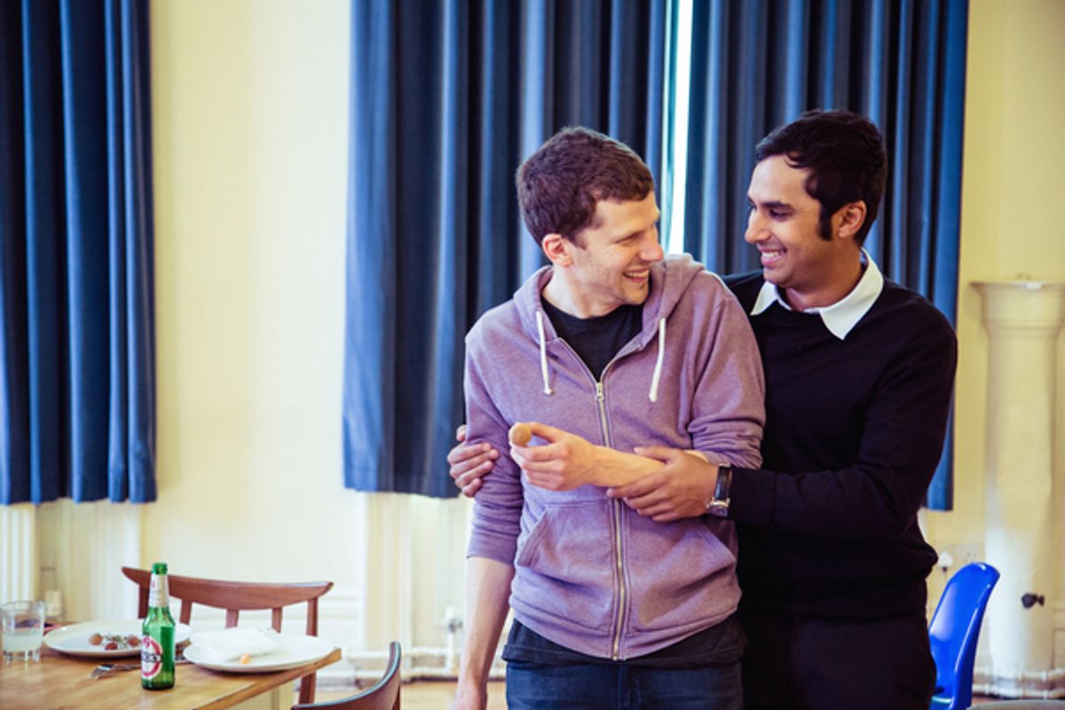 Jesse Eisenberg, Kunal Nayyar at 