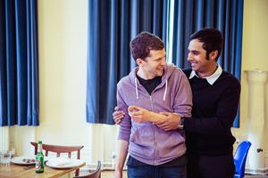 Jesse Eisenberg, Kunal Nayyar Photo