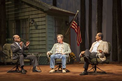Ned Eisenberg, Richard Thomas , and Khaled Nabawy Photo