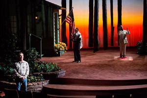 Richard Thomas, Ned Eisenberg, and Khaled Nabawy @ BroadwayWorld Richard Thomas, Ned Eisenberg, and Khaled Nabawy Photo