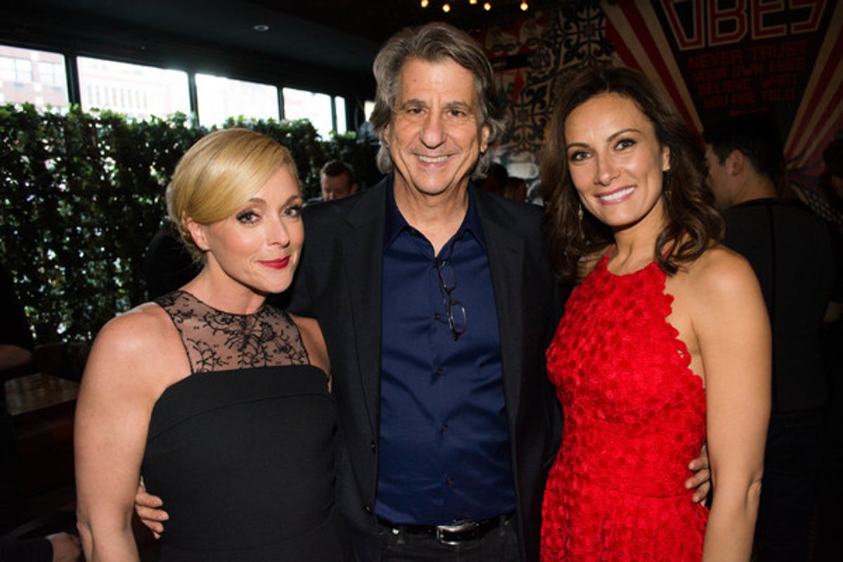 Jane Krakowski, David Rockwell and Laura Benanti at 