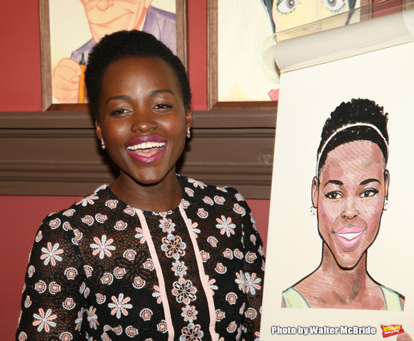 Photo Coverage: ECLIPSED's Lupita Nyong'o Celebrates Her New Sardi's Portrait!  Image
