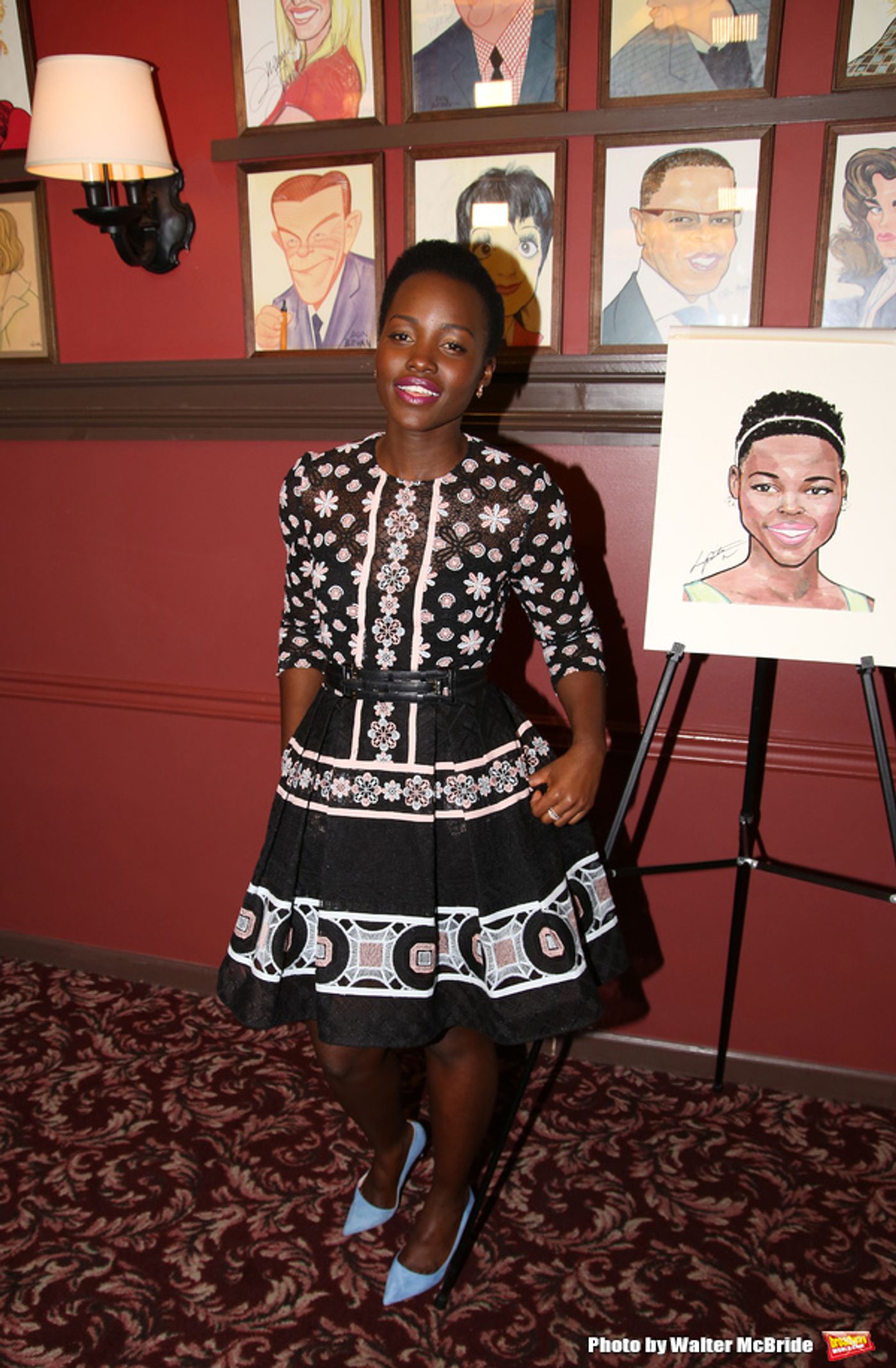 Photo Coverage: ECLIPSED's Lupita Nyong'o Celebrates Her New Sardi's Portrait!  Image