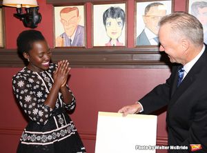 Lupita Lyong'o and Max Klimavicius @ BroadwayWorld Lupita Lyong'o and Max Klimavicius Photo