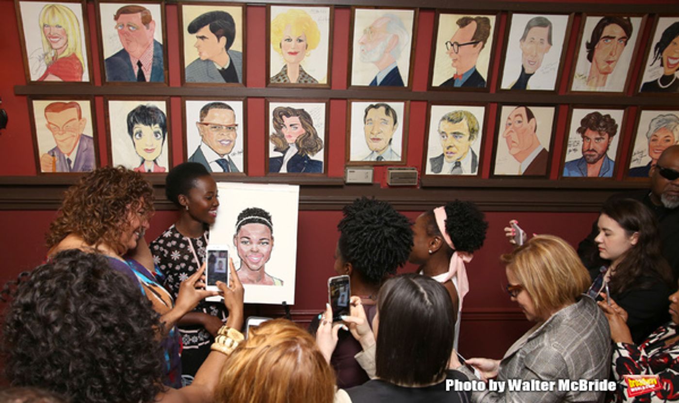 Photo Coverage: ECLIPSED's Lupita Nyong'o Celebrates Her New Sardi's Portrait!  Image