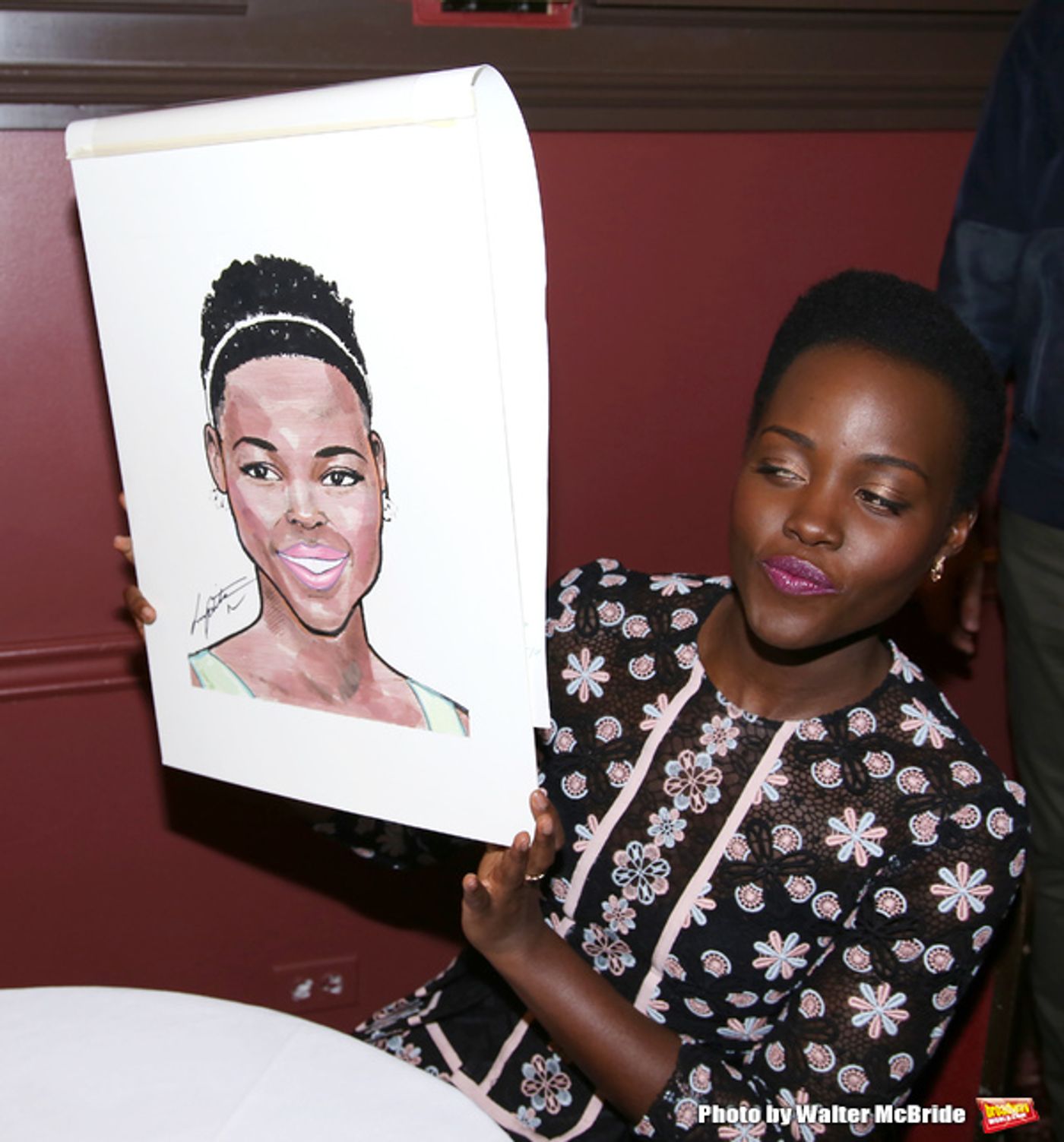 Photo Coverage: ECLIPSED's Lupita Nyong'o Celebrates Her New Sardi's Portrait!  Image