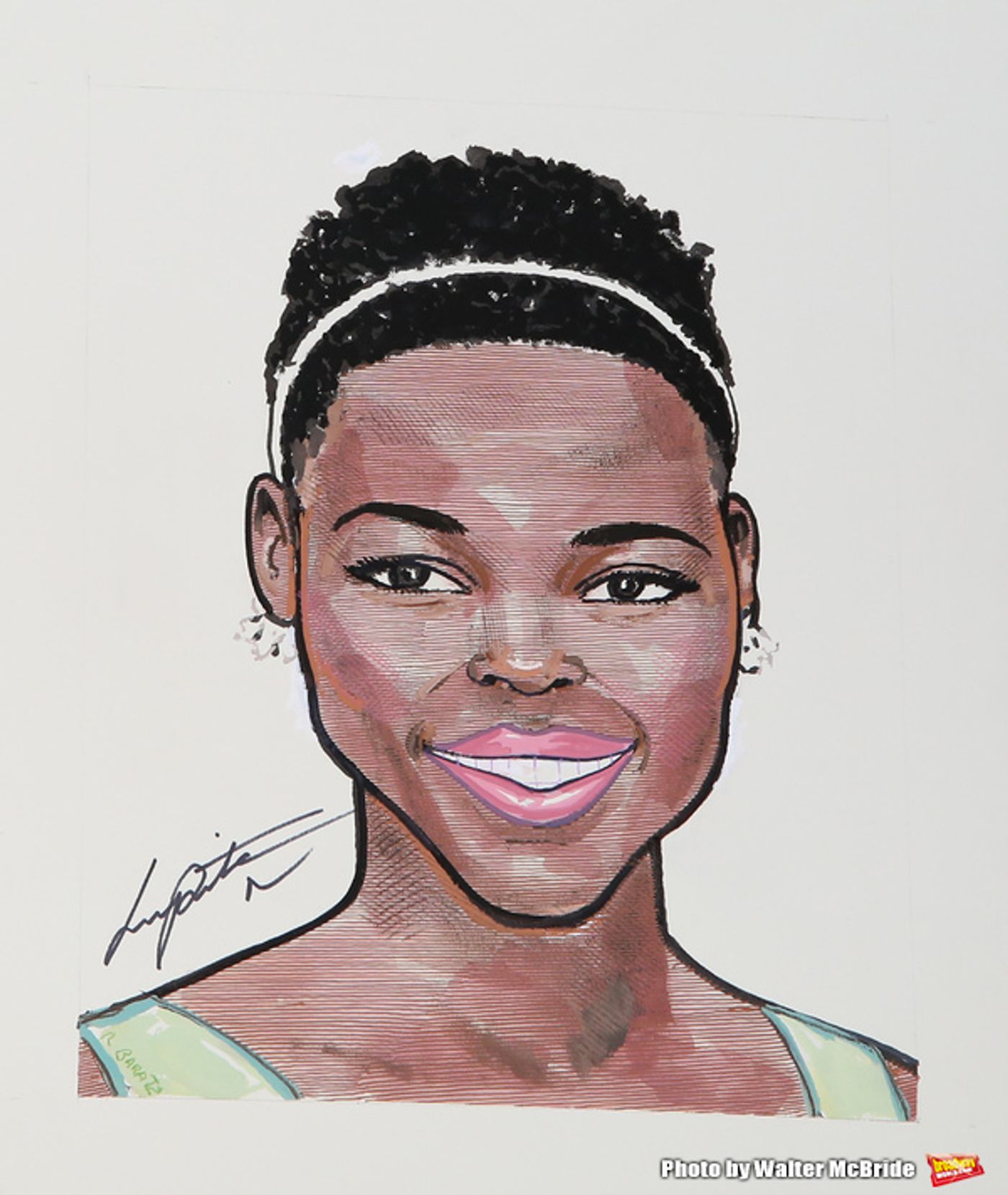 Photo Coverage: ECLIPSED's Lupita Nyong'o Celebrates Her New Sardi's Portrait!  Image