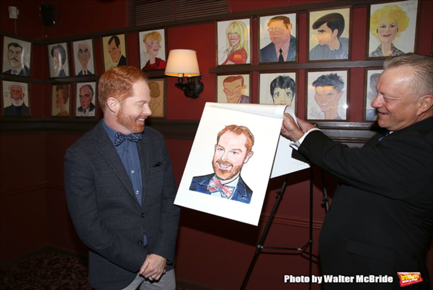 Photo Coverage: FULLY COMMITTED's Jesse Tyler Ferguson Gets Honored with a Sardi's Portrait!  Image